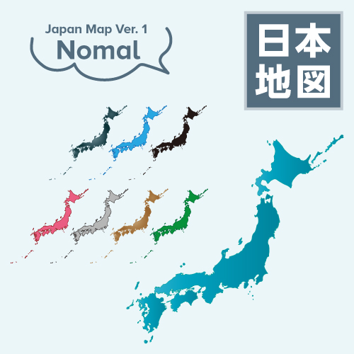 日本地図の無料イラスト素材 Zet Art